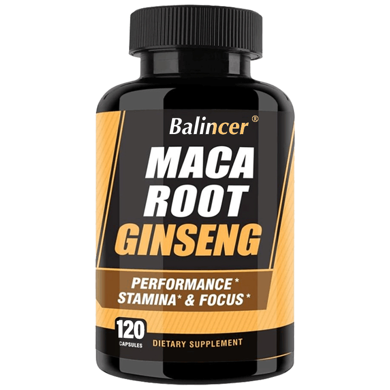 Valerian Root Capsule - Maca-wortelcapsules 10000 mg met Ginseng, energie,