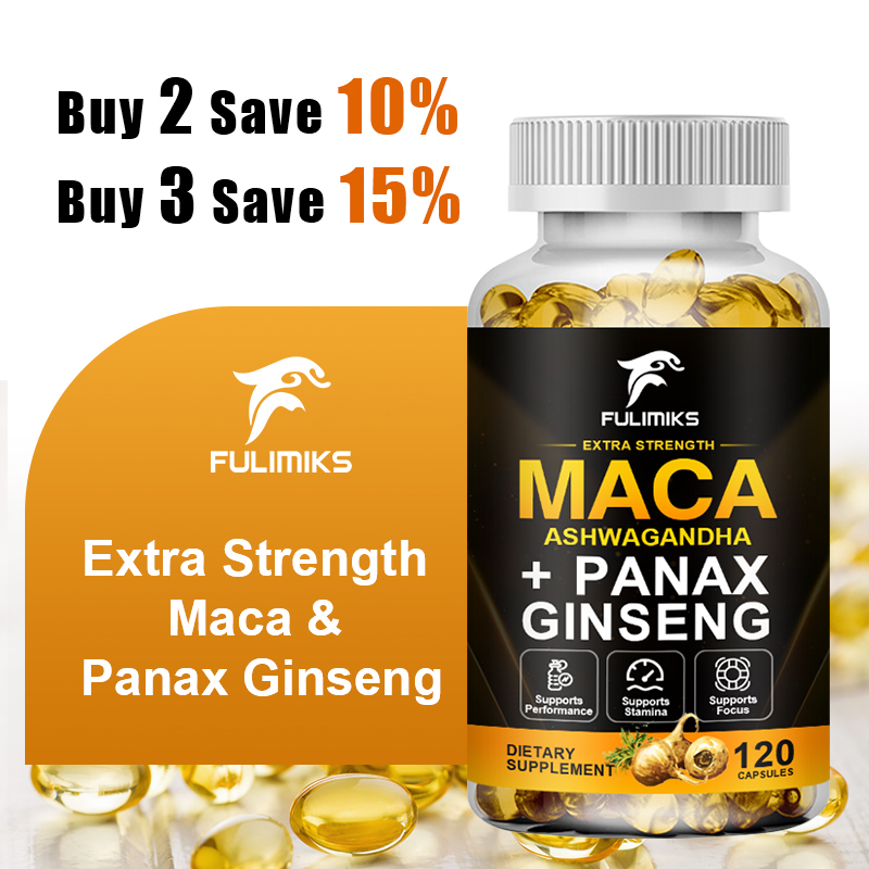 Valerian Root Capsule - Triple Maca Blend met Ginseng &