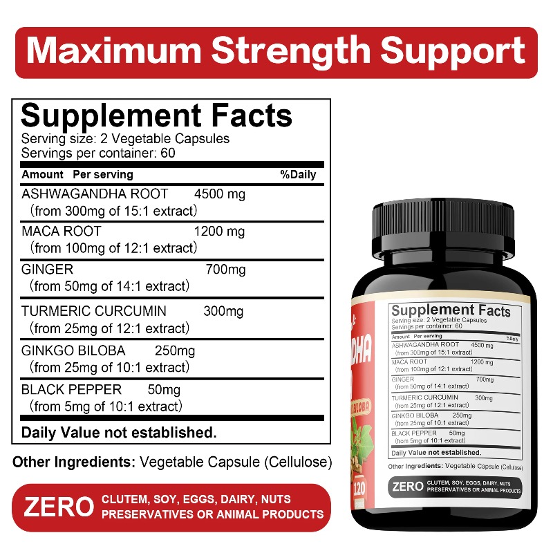 Ashwagandha- en Maca-supplemen - Valerian Root Capsule recensie en prijs