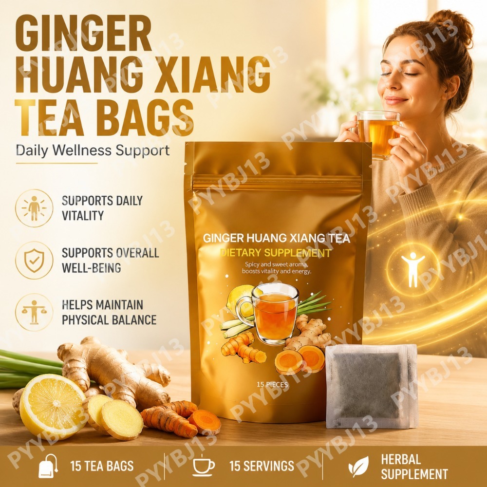 Gember-kurkuma kruidentheezakj - Wellness Herbal Tea Blends recensie en prijs